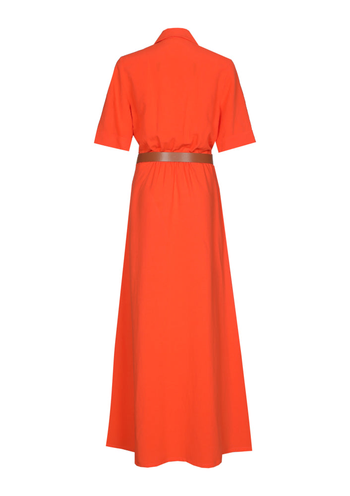Caroline Biss Orange dress