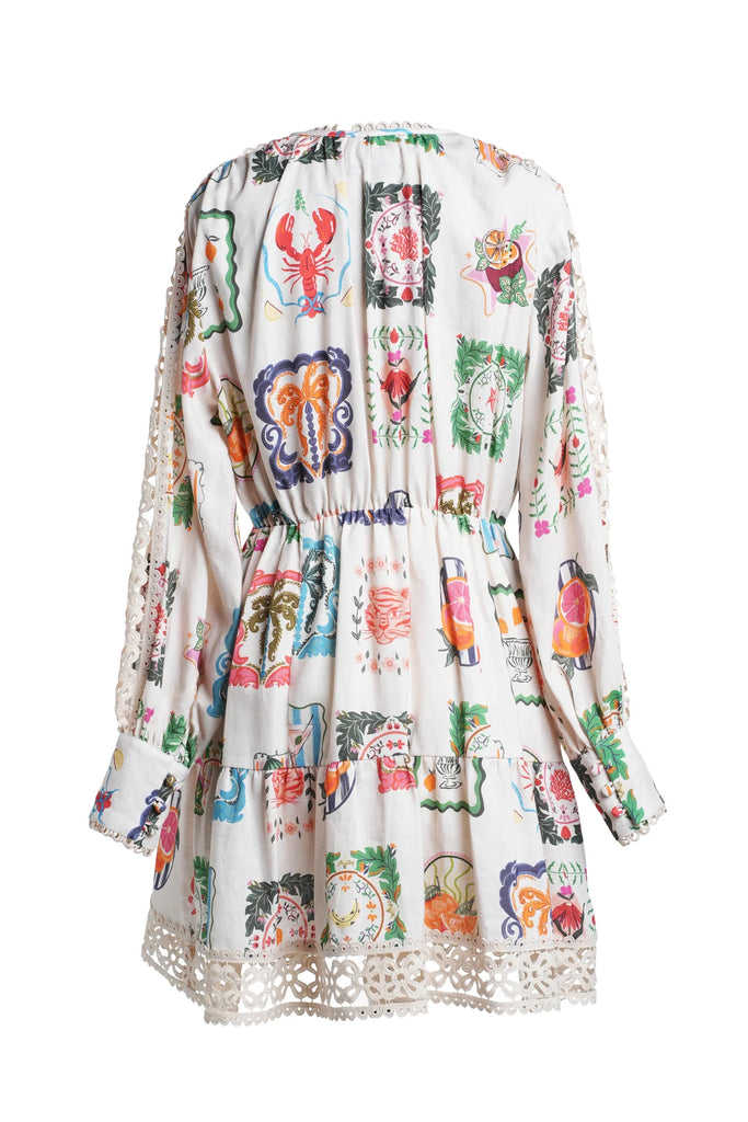 Emily lovelock Dress Chalk