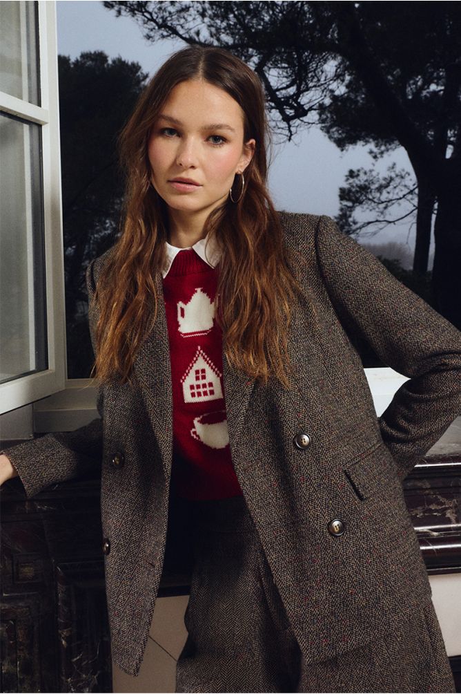 Molly Bracken Blazer Dark Beige P1896EH