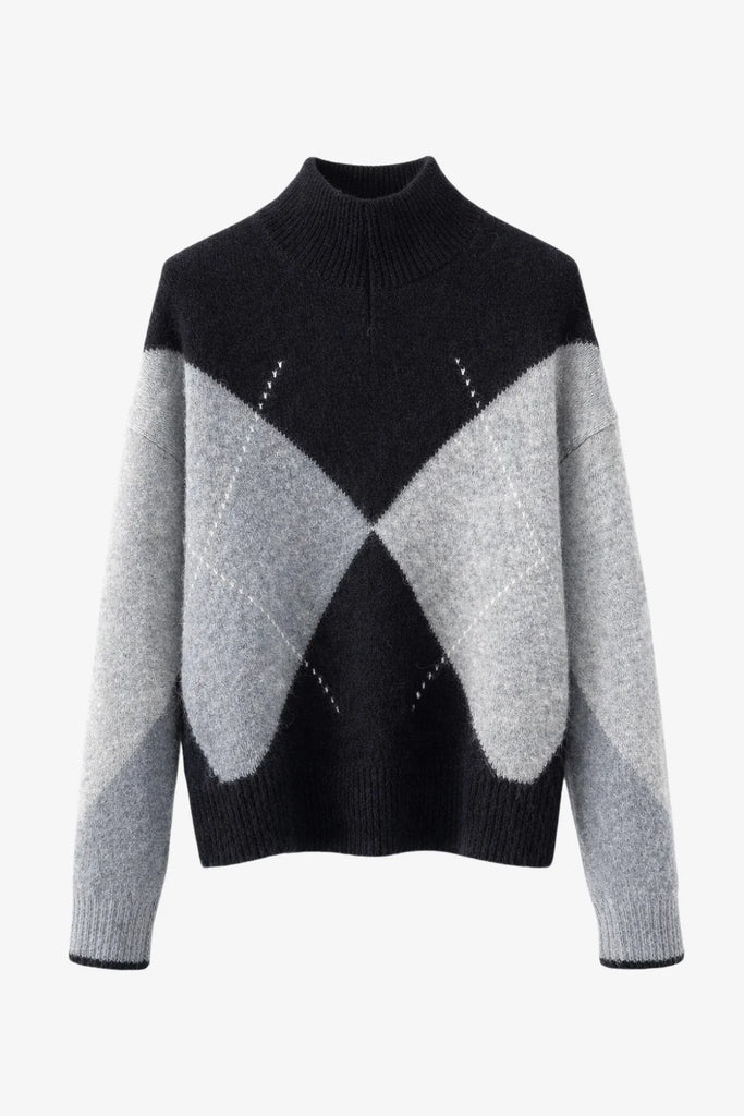 Jane Lushka Pullover Rhomboid Pattern