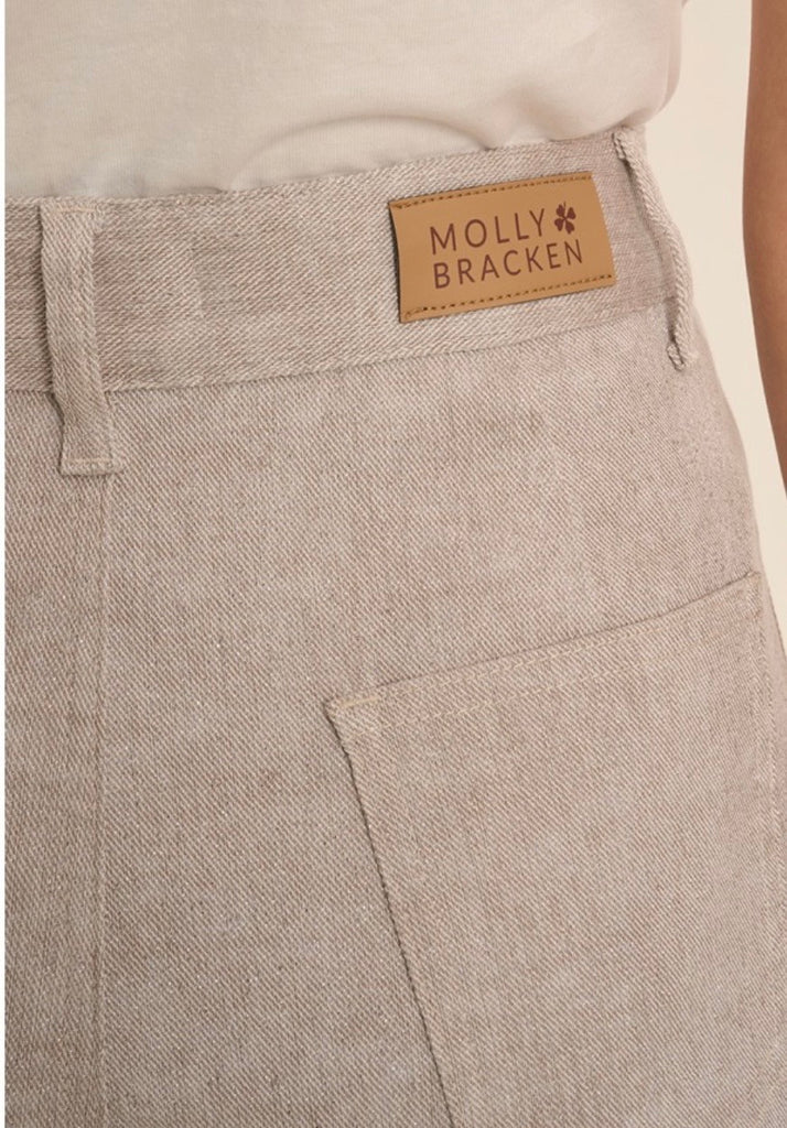 Molly beige shorts