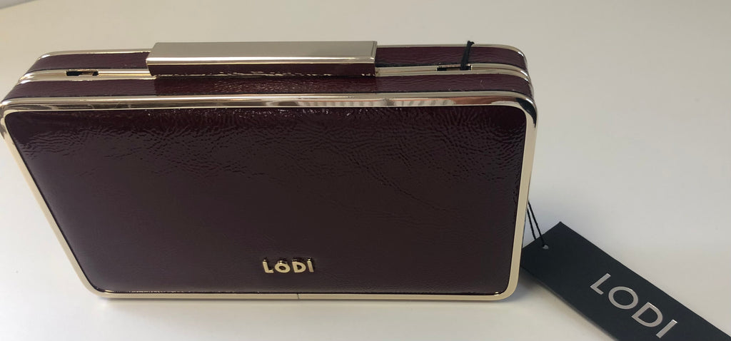 Lodi Burgundy clutch 25083