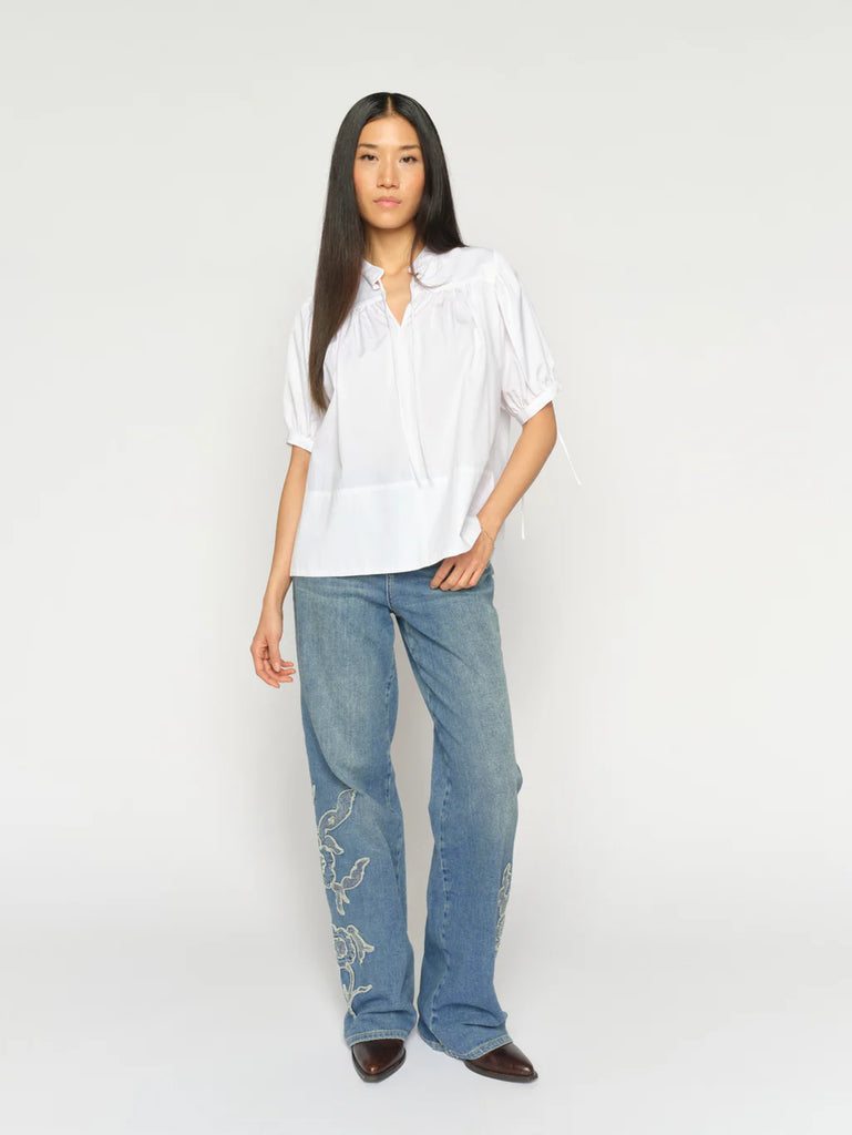 Mos Mosh MMTarima White Cotton Blouse