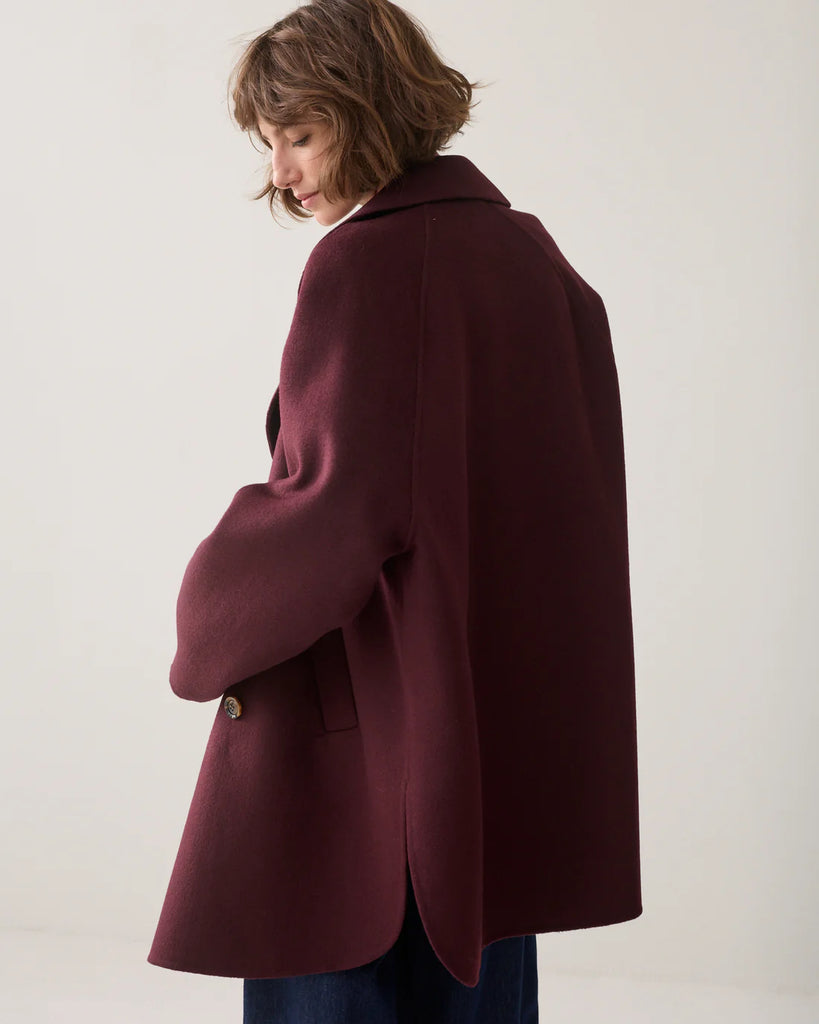Summum Coat Dark Burgundy