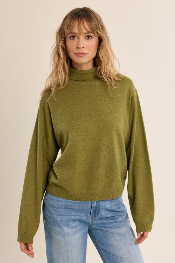 Molly Lime Green Knitted Sweater