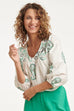 SL 24076 White and green top