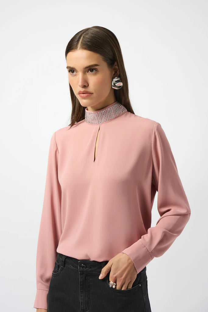 Joseph Ribkoff 253216 LDS Top pink