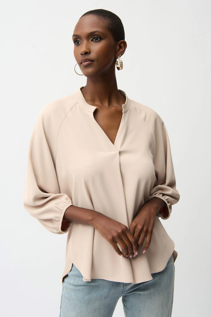 Joseph Ribkoff top parchment 261076