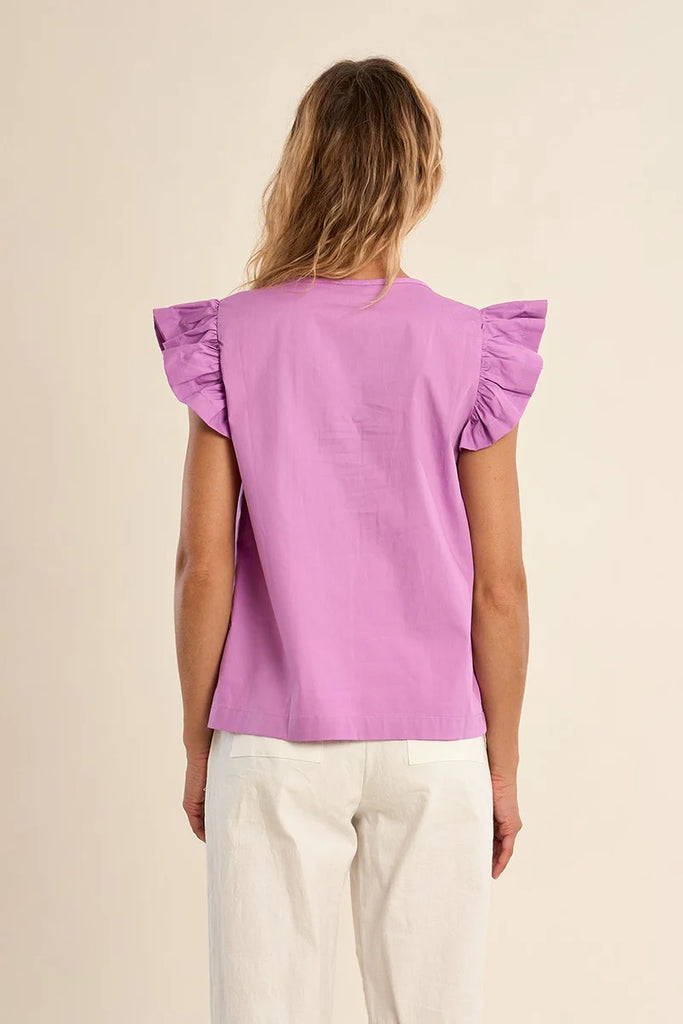 Molly Bracken woven top LA1939EE lilac
