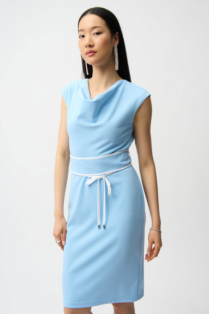 Joseph Ribkoff 261205 Sky blue dress