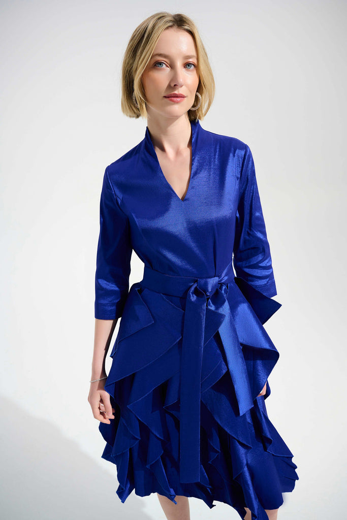 Joseph Ribkoff Blue taffeta dress 261741