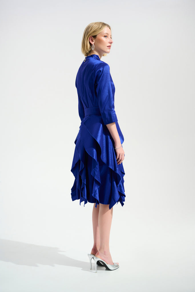 Joseph Ribkoff Blue taffeta dress 261741
