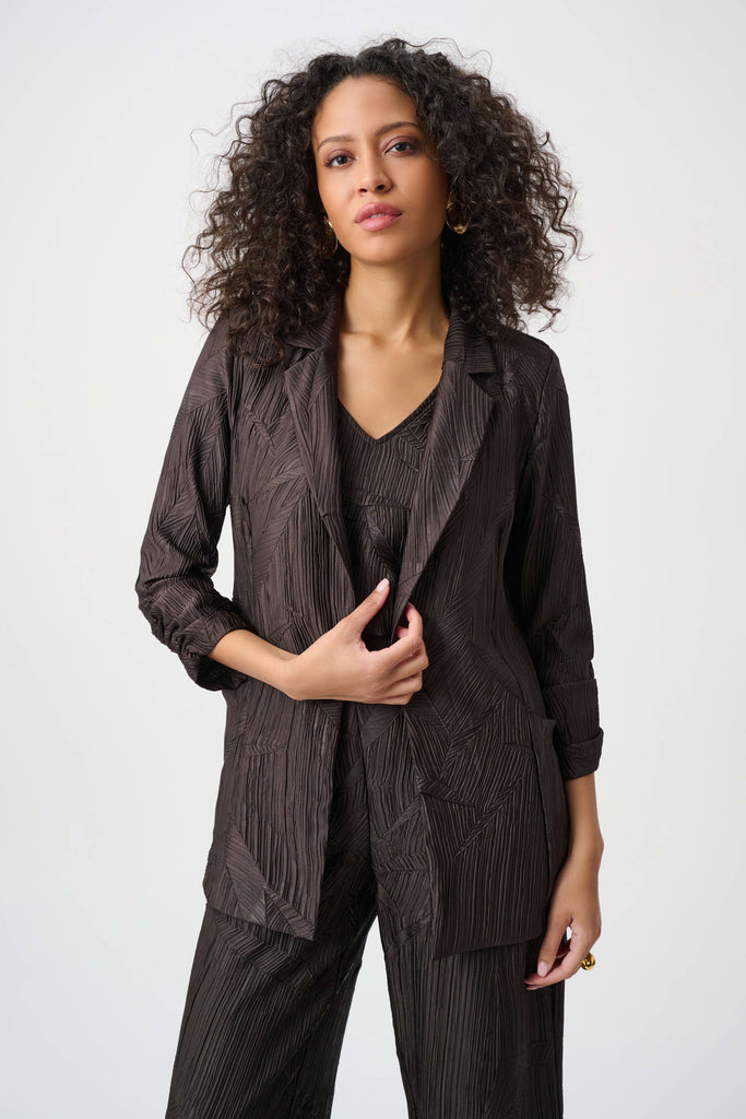 Joseph Ribkoff Mocha long blazer 263050