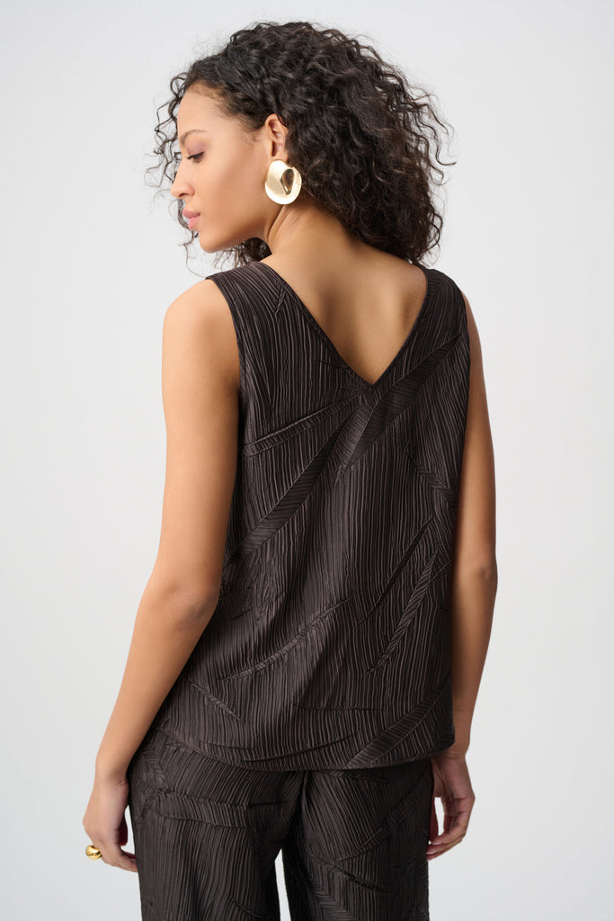 Joseph Ribkoff Mocha top 263051