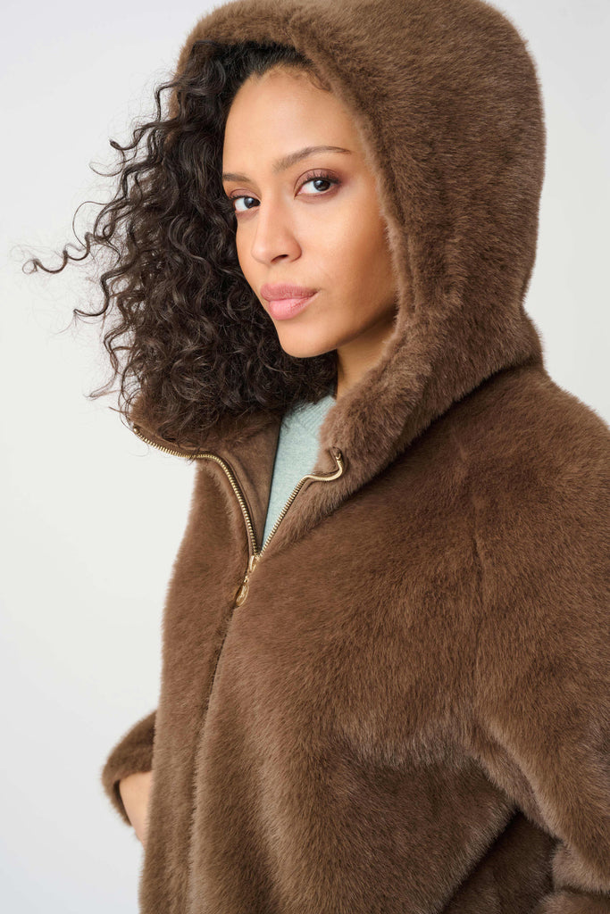 Joseph Ribkoff Dark mink jkt 263914