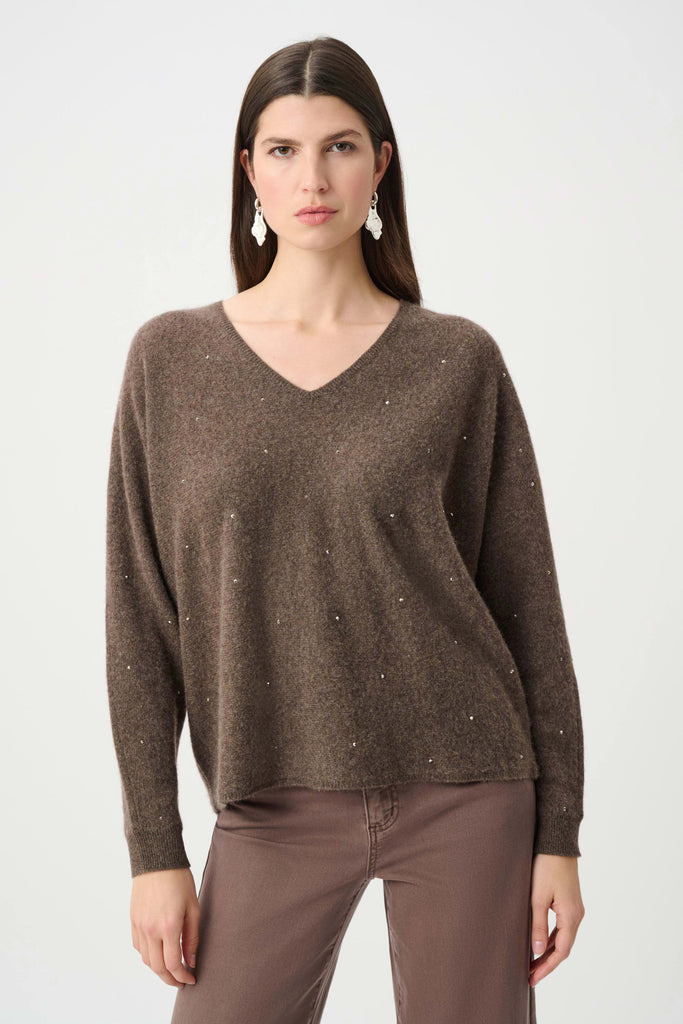 Joseph Ribkoff Cashmere Sweater With Rhinestones 263940