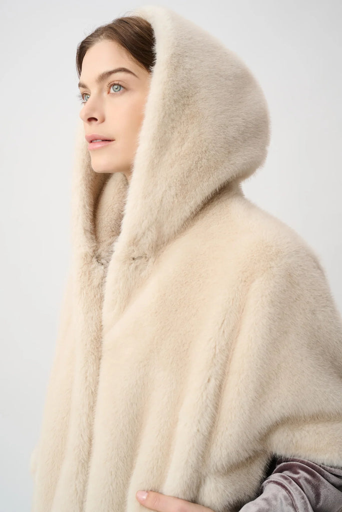 Joseph Ribkoff Almond Faux fur jkt 264910