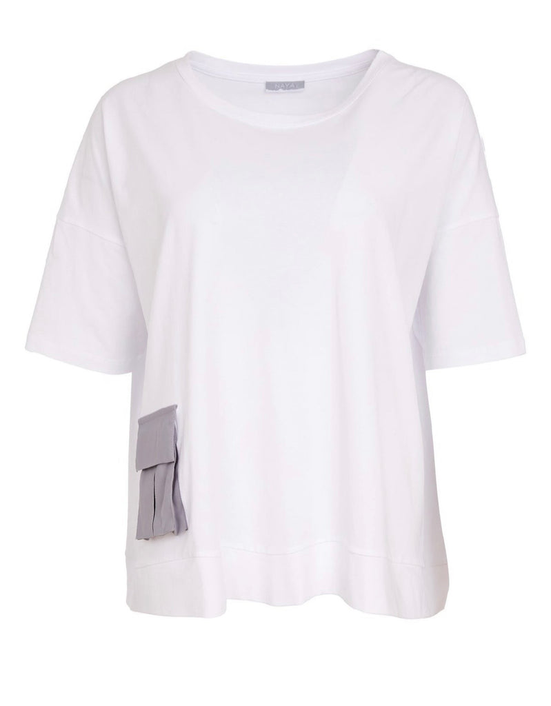 Naya NAS26212 jersey top white