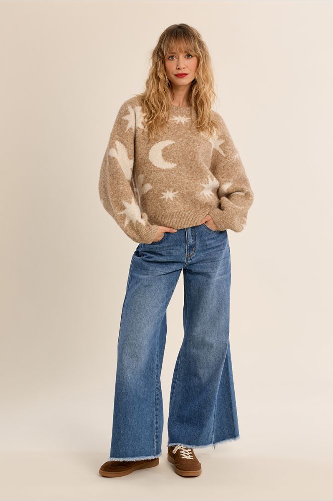 Molly Beige Knitted Sweater