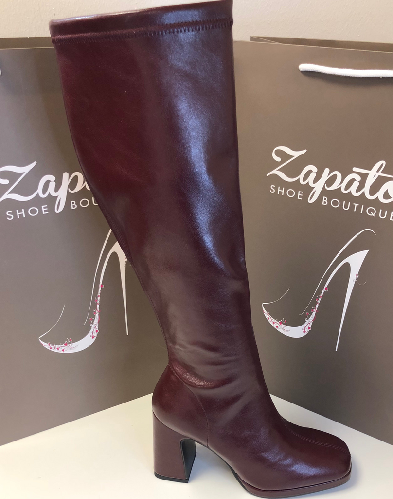 Lodi knee-high boot 25114 burgundy