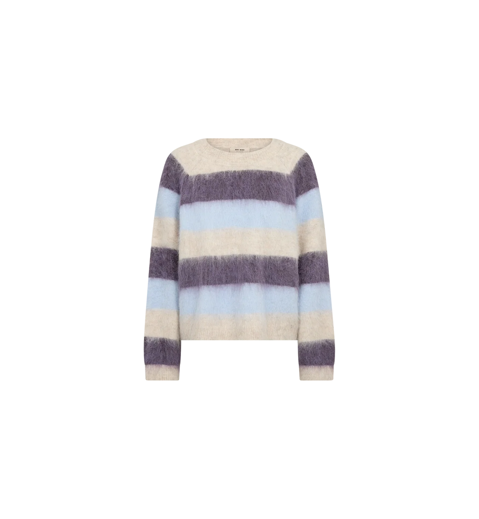 MMSuvi Stripe Knit Sweet Grape