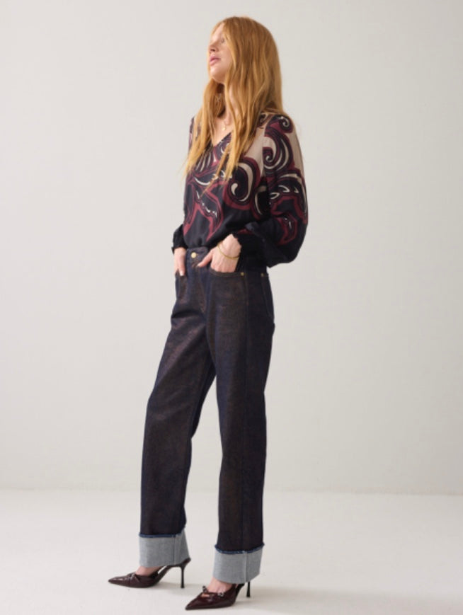 summum 5185 gold jeans twill comfort denim