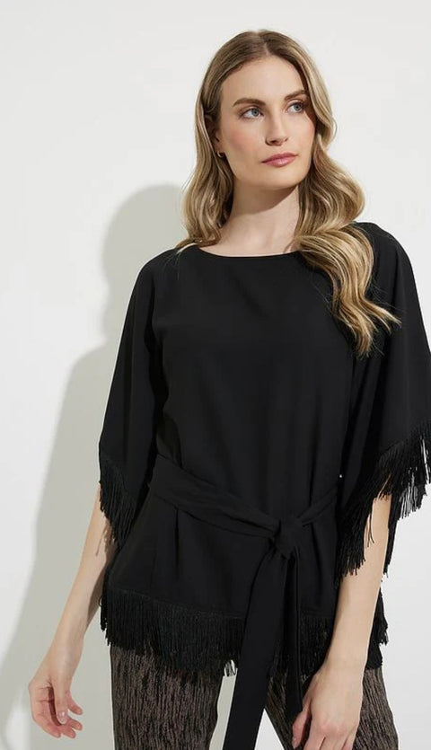 Joseph Ribkoff 224338 Fringe Top