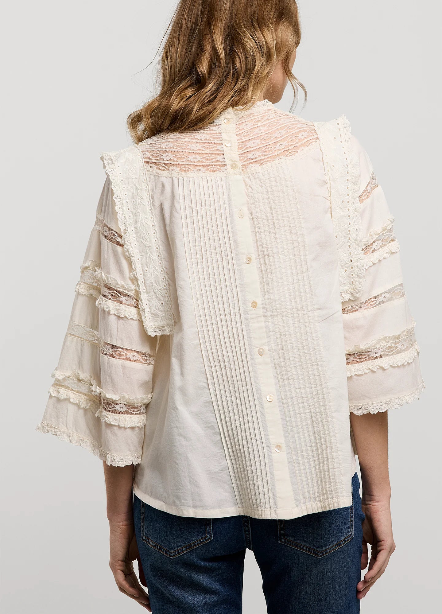 Summum top with Voile lace