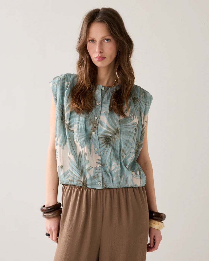 Summum floral top 2s3494