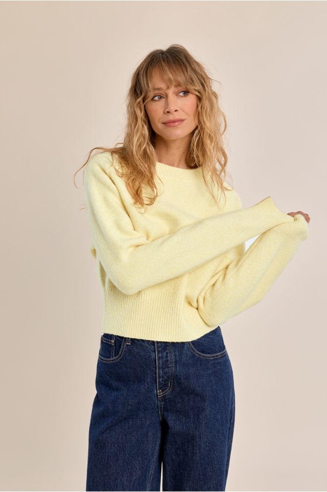 Molly Yellow Knitted Sweater