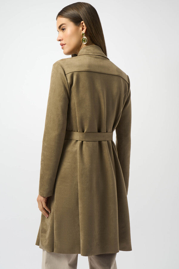 Joseph Ribkoff 253252 faux suede coat