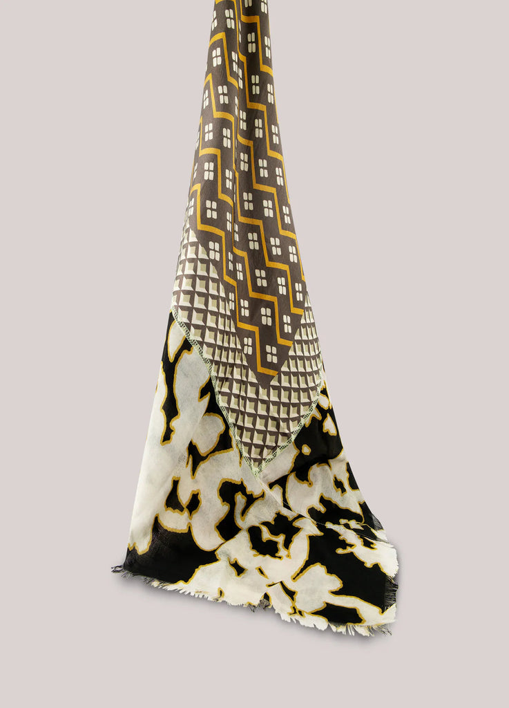 Summum Satin Scarf Dark Camo