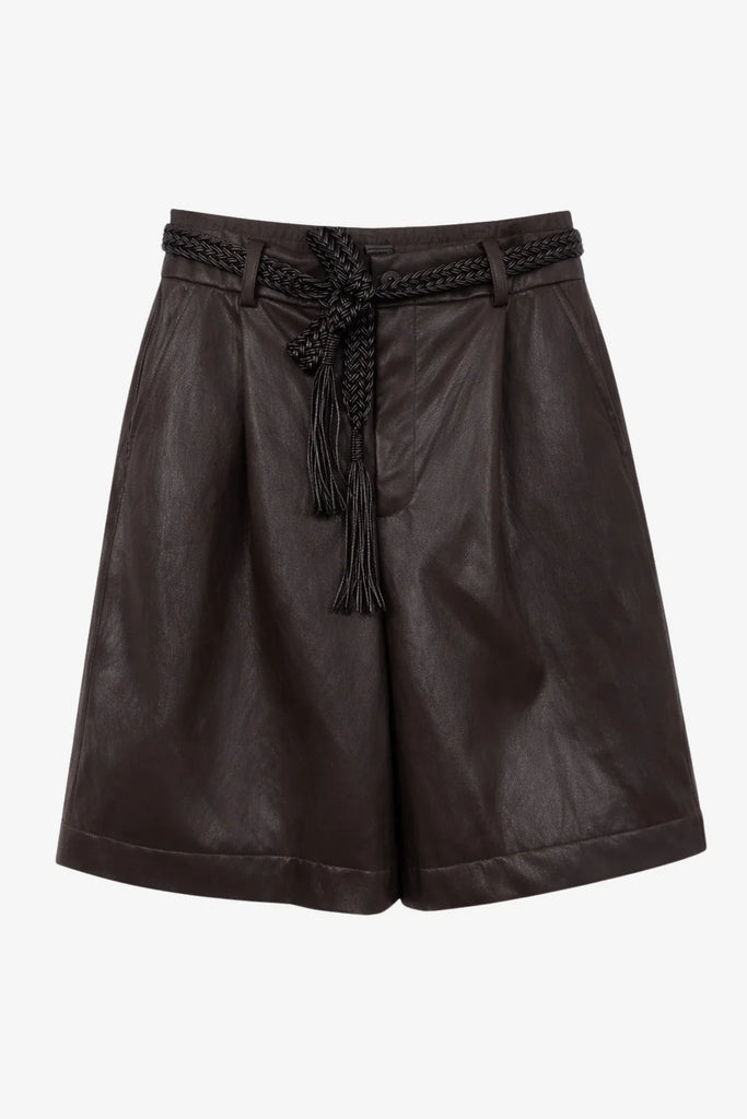 Jane Lushka Sola Brown Bermuda Shorts
