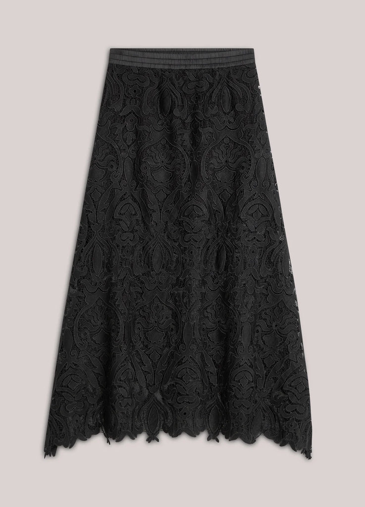 summum12182Blk skirt lace