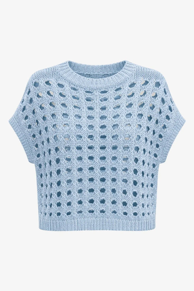 Jane Lushka Viscose Gold Vest