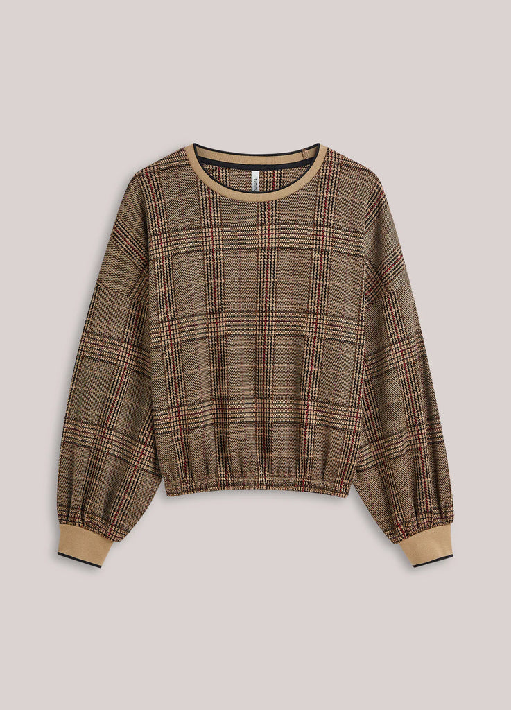 Summum Check Jacquard sweatshirt