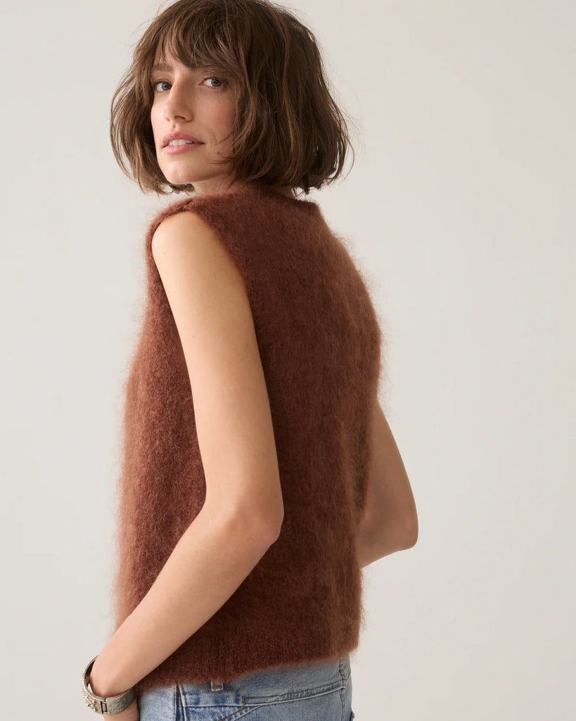 Summum Toffee Mohair Knit
