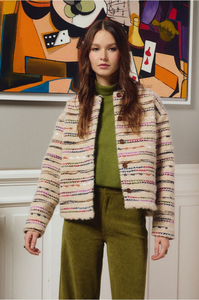 Molly Lime Green Knitted Sweater