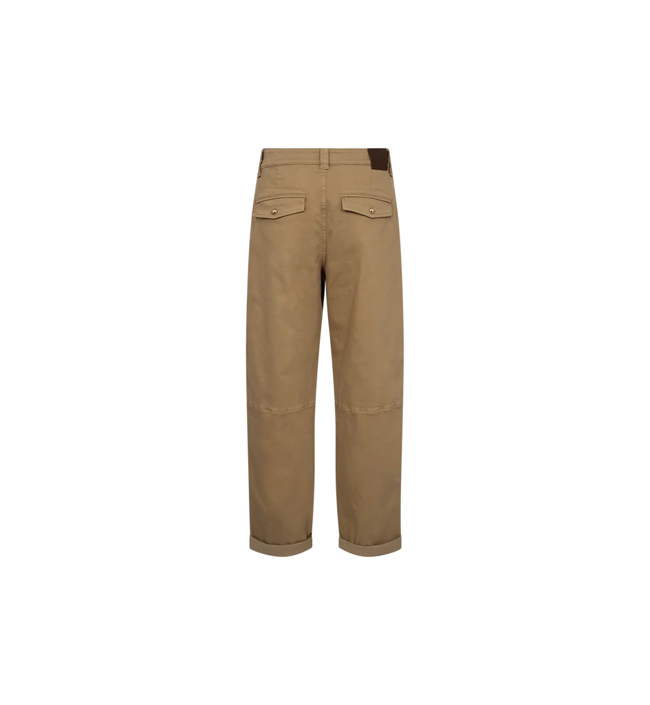 MMAymen Len Pant Dark Camel