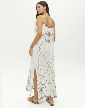 Me369 Lauren Embroidered Linen