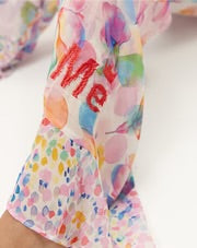 Me369 Holly Tie Neck Blouse