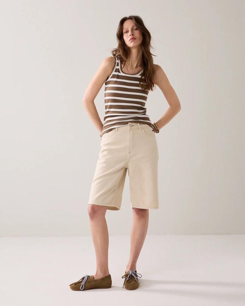 SUMMUM CREAM SHORTS 4S2686