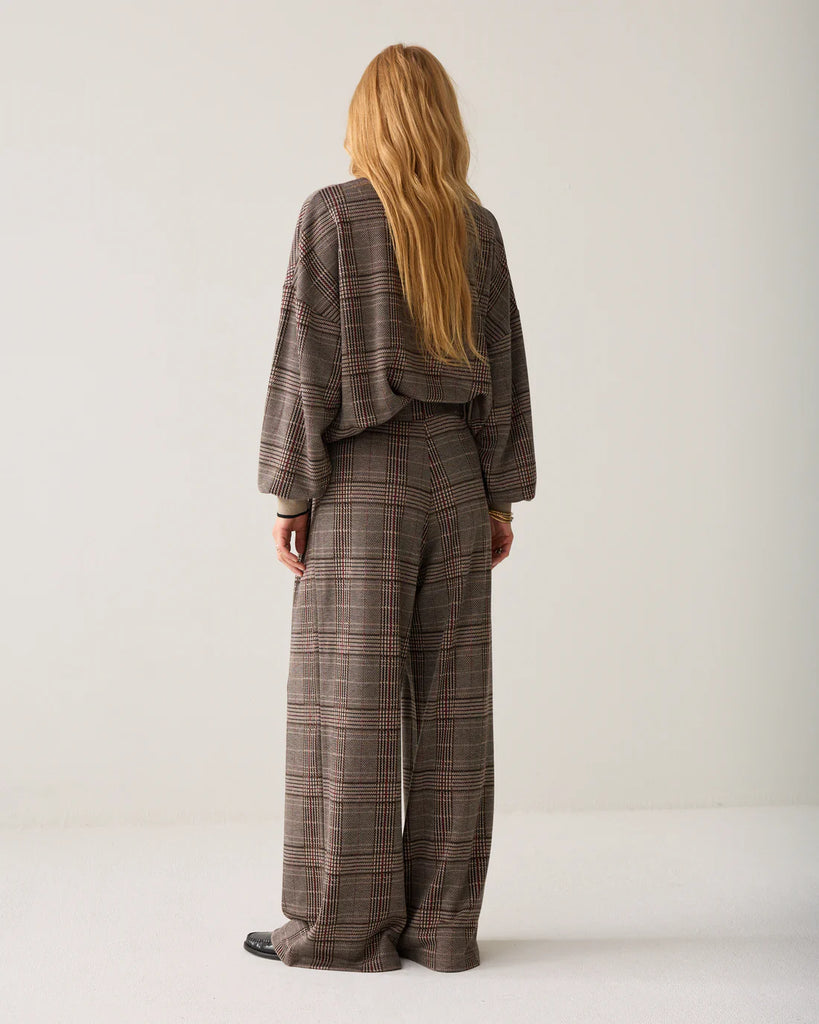 Summum Check Jacquard trouser