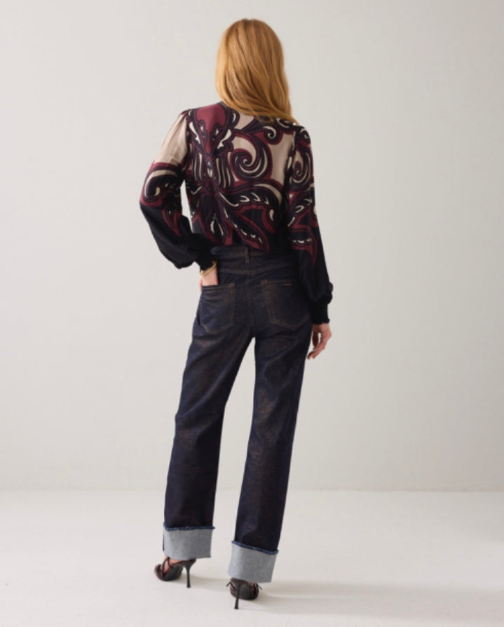 summum 5185 gold jeans twill comfort denim