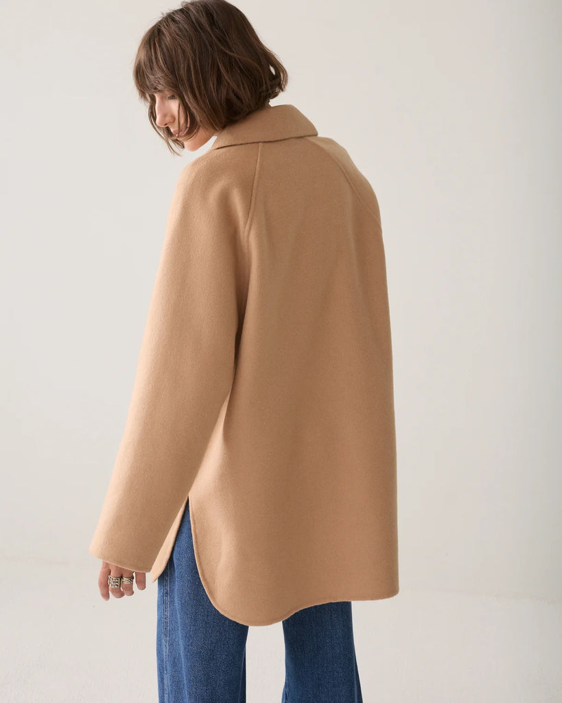 Summum Dark Amber Wool Coat
