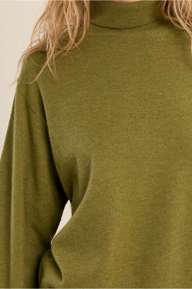 Molly Lime Green Knitted Sweater