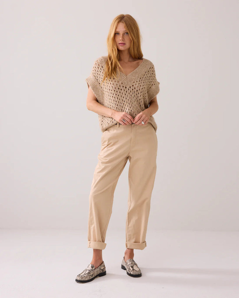 Summum Cocoon chino aurora stretch twill
