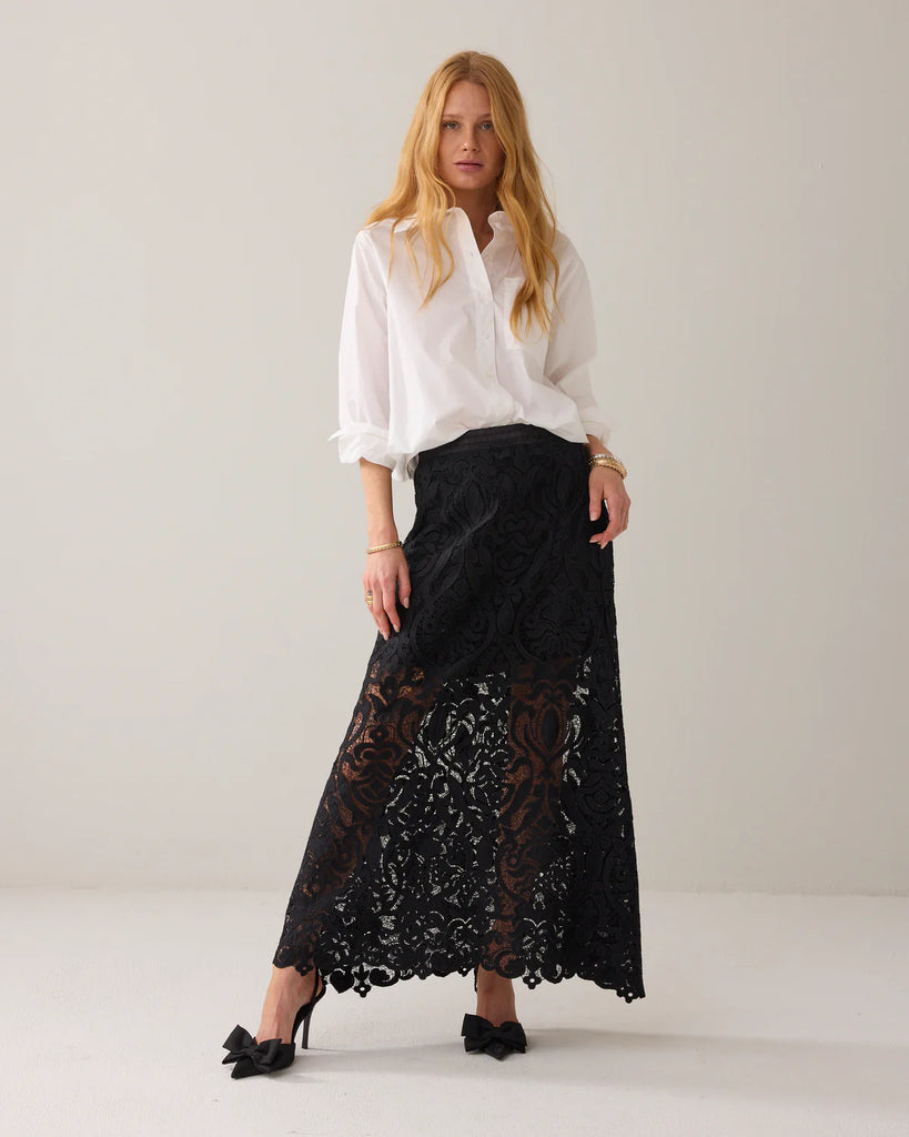 summum12182Blk skirt lace