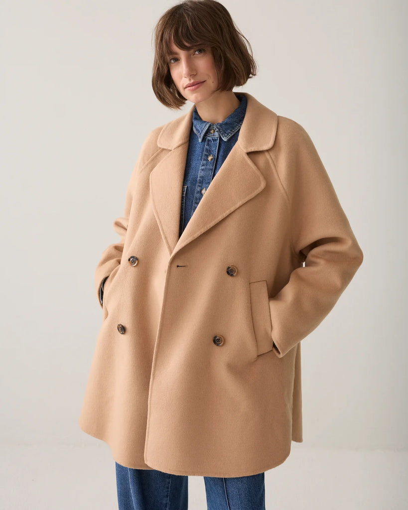 Summum Dark Amber Wool Coat