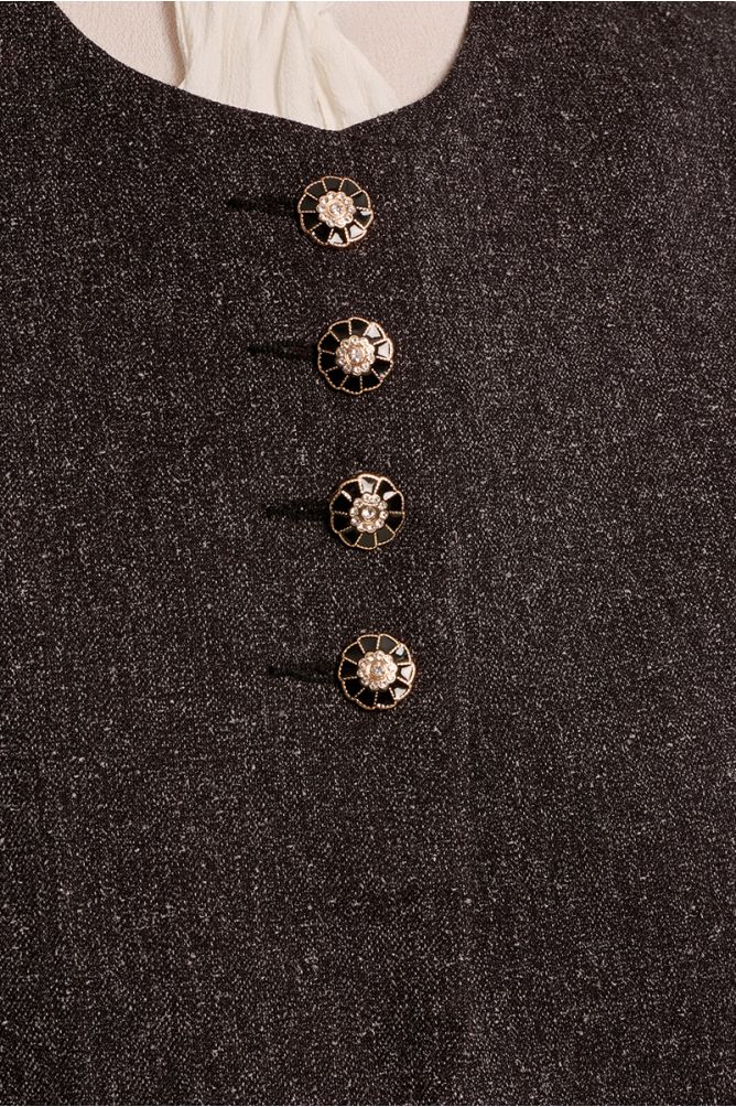 Molly Black Waistcoat